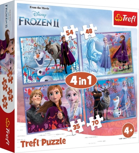 Puzzle 4 az 1-ben FROZEN 2 – Út az ismeretlenbe
