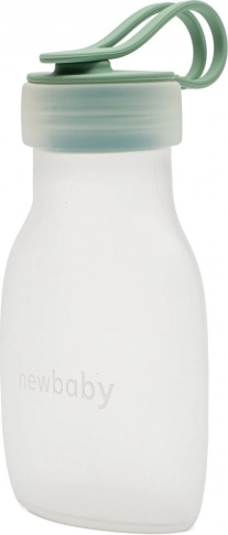 Silikon tejflakon New Baby zöld