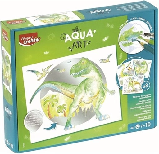 Maped Creativ AquaArt akvarellképek dinoszauruszok