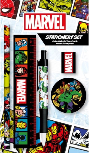 Marvel iskolai szett mintával