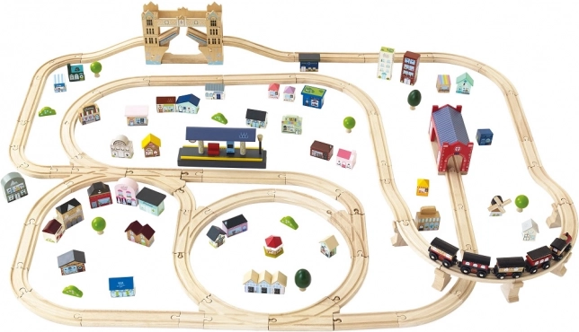 Le Toy Van fa vonatpálya City londoni híddal