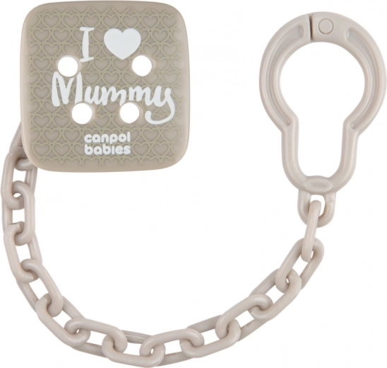 Canpol babies cumilánc I LOVE MUMMY, szürke