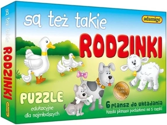 Vannak ilyen családok is – oktató puzzle gyerekeknek