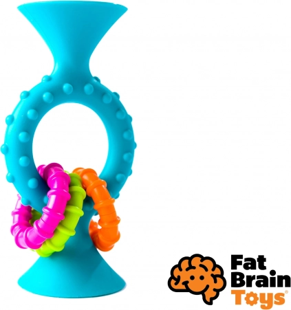 Chrastagó és rágóka pipSquigz Loops kék