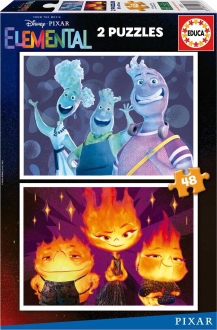 Educa Puzzle Elemenként 2x48 Darab