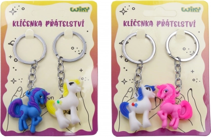 Unikornis Barátság Kulcstartó - 2db