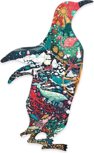 Puzz’Art stílusú formára vágott puzzle