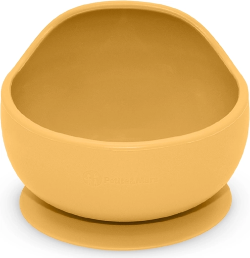 Petite&Mars szilikon tapadókorongos tál Take&Match – intense ochre