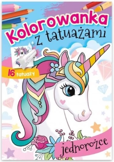 Magiattoo unikornisos kifestők és lemosható tetoválások