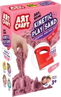 Art Craft rózsaszín kinetikus homok 500 g