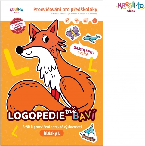 Szeretem a logopédiát – L hang matrica szettel
