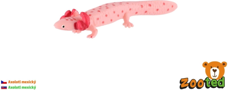 8 cm-es műanyag mexikói axolotlfigura