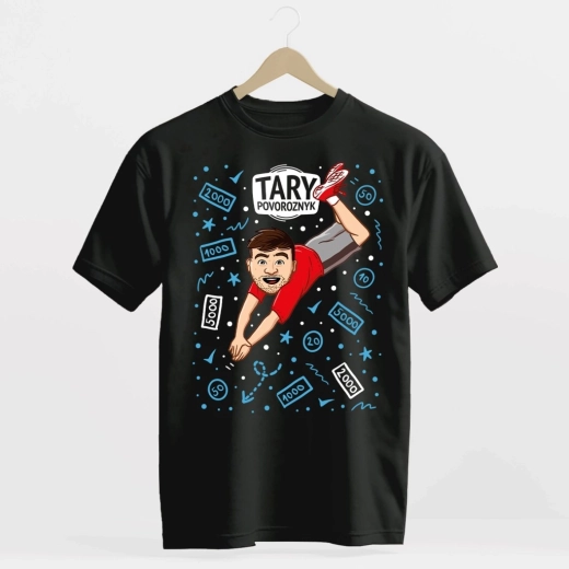 Tary Povoroznyk Tary money fekete póló
