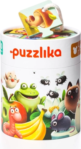 Gyerek oktató puzzle Az én ételem – mit esznek az állatok (20 darab)