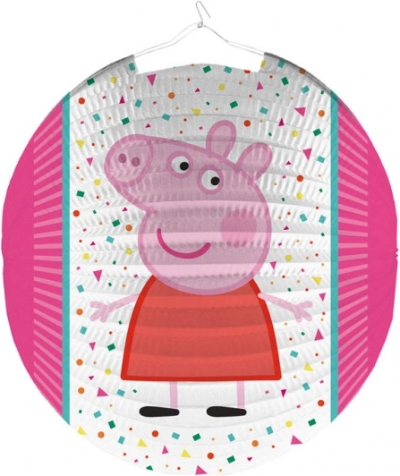 Kerek lampion PEPPA PIG motívummal