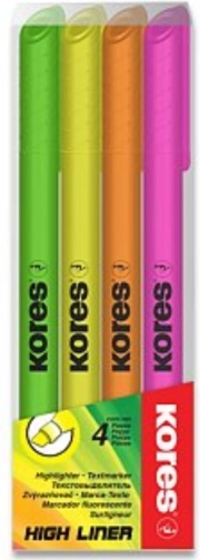 Kores Kiemelők High Liner Készlet 4 Db