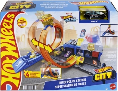 Hot Wheels City szuper rendőrőrs hurkokkal