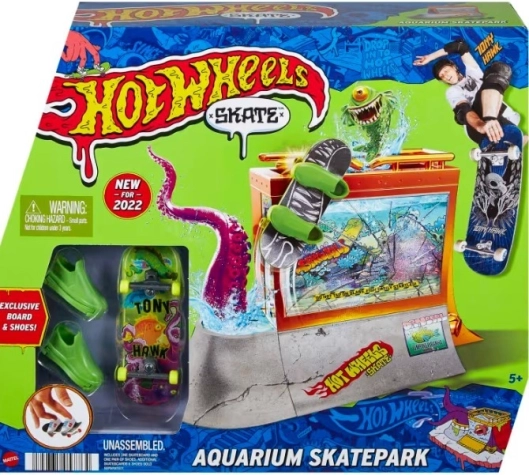 Játékkészlet Hot Wheels Skatepark Akvárium