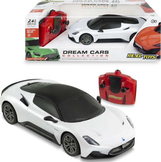 Maserati MC20 RC távirányítós autó 1:24 fehér 17 cm