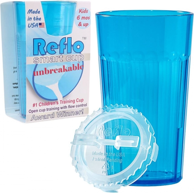 REFLO törhetetlen tanulópohár gyerekeknek – kék