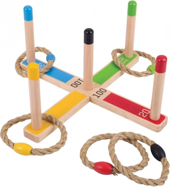 Fa karikadobó BIGJIGS TOYS
