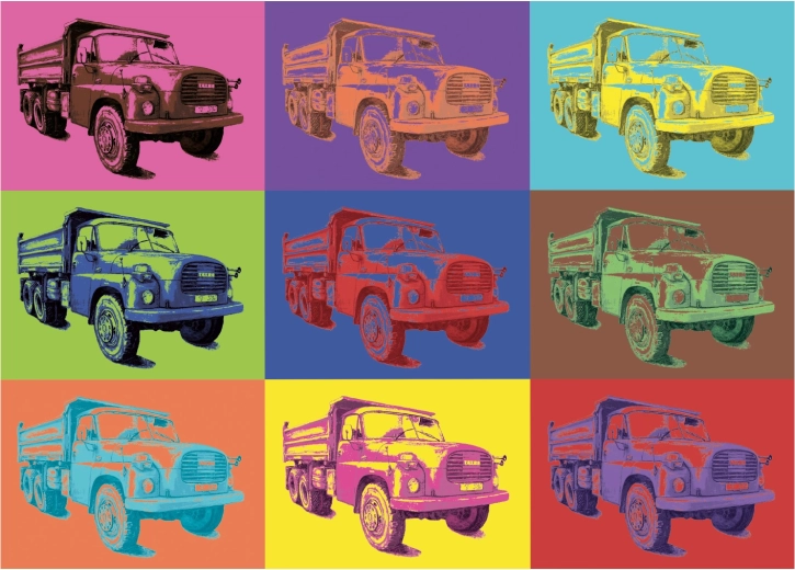 Ikonikus Tatra pop-art kivitelben