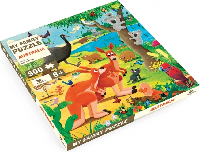 Családi puzzle Ausztrália 500 darab