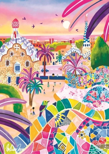 Puzzle Park Güell 1000 darabos