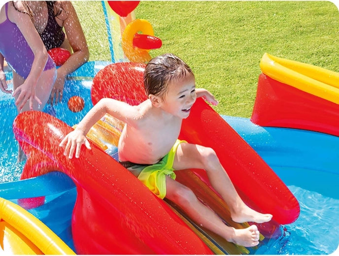 Biztonságos csúszda puha leérkezéssel