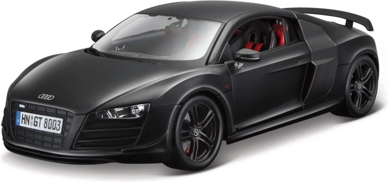 Maisto Audi R8 GT matt fekete 1:18
