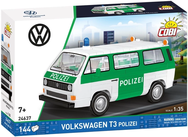 Cobi Volkswagen T3 rendőrség 1:35 (144 darab) - 1 db