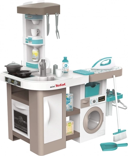 SMOBY TEFAL Studio gyerekkonyha mosógéppel 2 az 1-ben