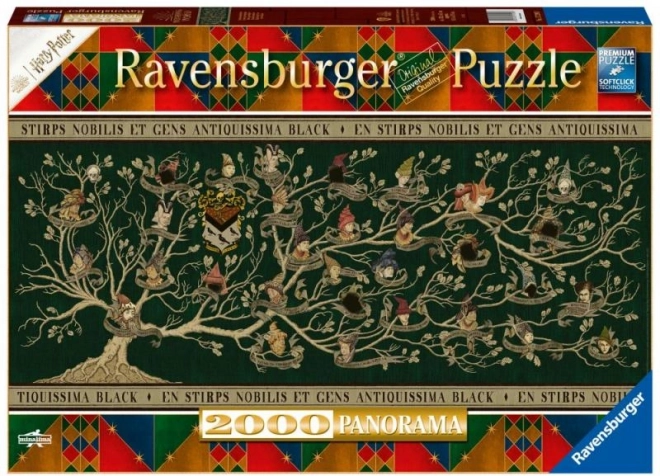 Harry Potter családfa panoráma puzzle 2000 darabos Ravensburger