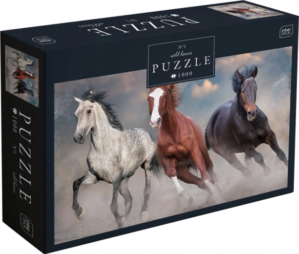 Puzzle Három vadló 1000 darabból