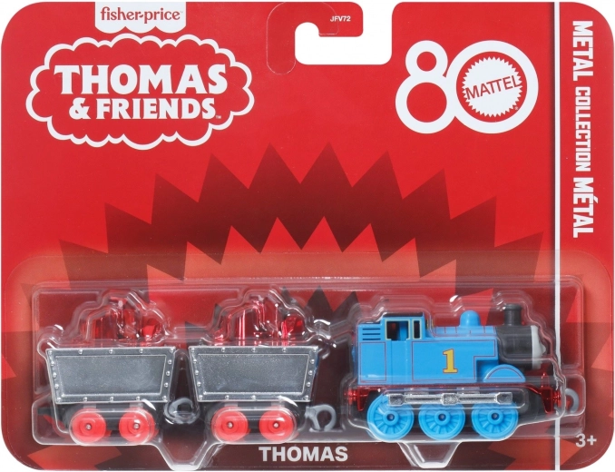 Thomas és barátai 80. évforduló – fém mozdony 2 vagonkával