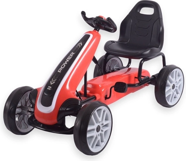 MILLY MALLY Power pedálos gyerek gokart – piros