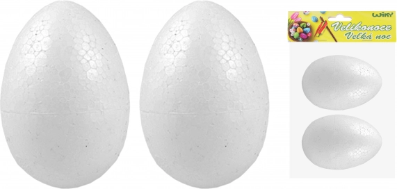 Díszítő polisztirol tojások 9 cm