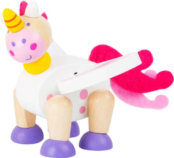 Small Foot fa Luna unikornis figura, 8 cm