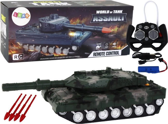 Zöld RC tank
