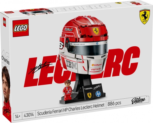 LEGO Editions Charles Leclerc Scuderia Ferrari HP sisak