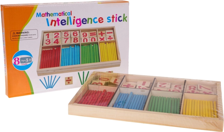 Fa matematikai játék – számoló pálcikák