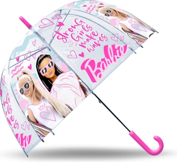 Automata átlátszó BARBIE gyerekesernyő