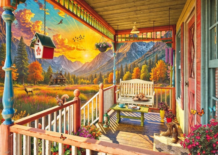 Schmidt Hegyi veranda puzzle, 1000 darab