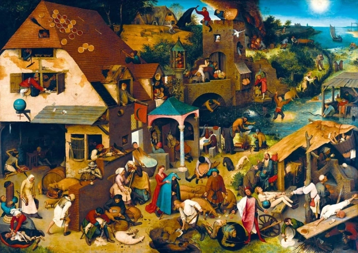 BLUEBIRD Puzzle Holland közmondások 1000 darab