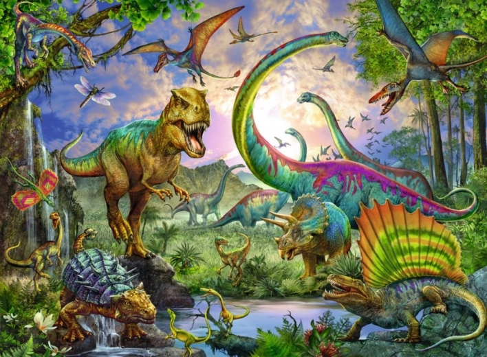 Ravensburger puzzle Óriások földje 200 darab