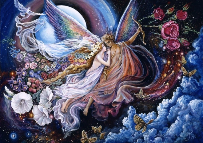 Grafika kirakós Psyche és Eros 1500 darabos