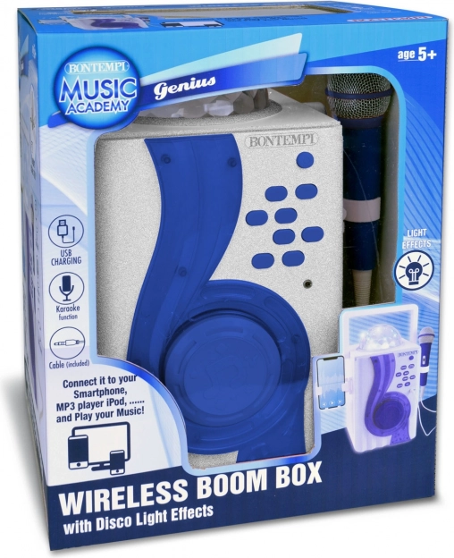 Karaoke Boom Box diszkó fényhatásokkal