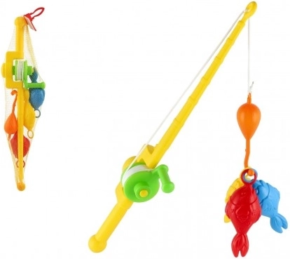 Gyermek horgászszett bottal 50 cm-es hálóban