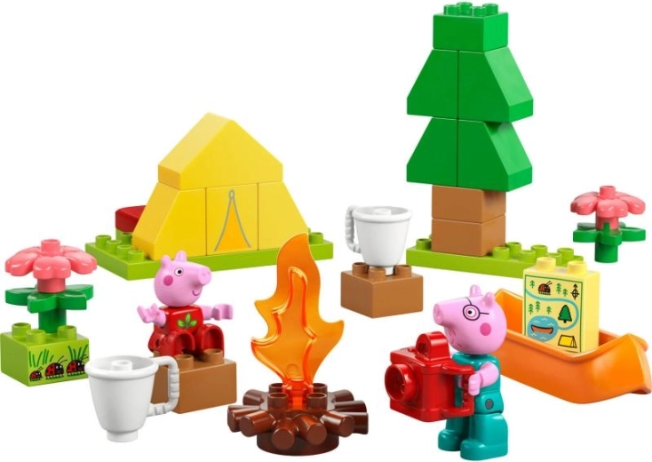 LEGO DUPLO Peppa malac kempingezős kirándulás