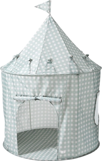 3 Sprouts újrahasznosított kék gingham gyereksátor